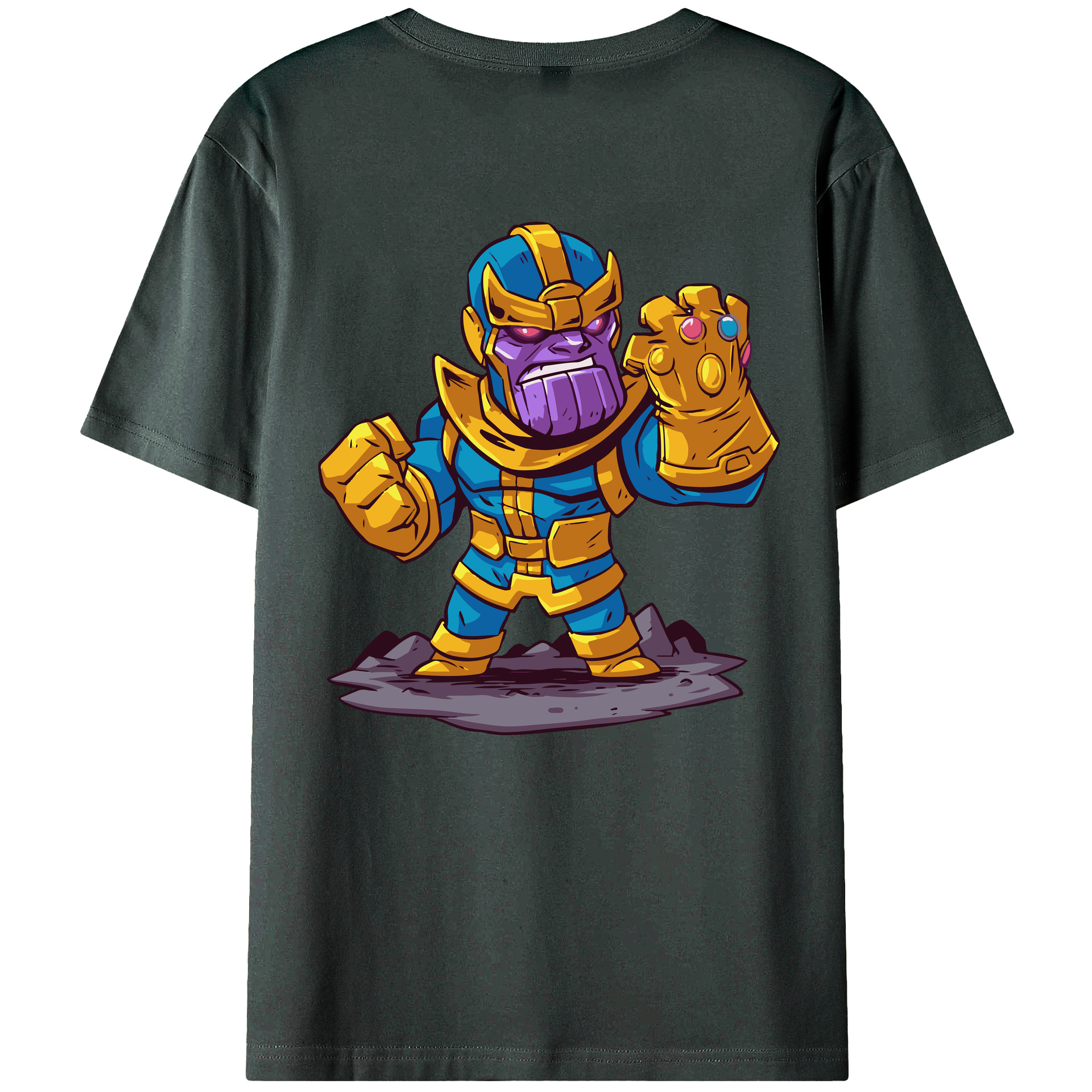 （画像用） アベンジャーズ The Avengers 綿100％ メンズ半袖Tシャツ（バックプリント） 通気性